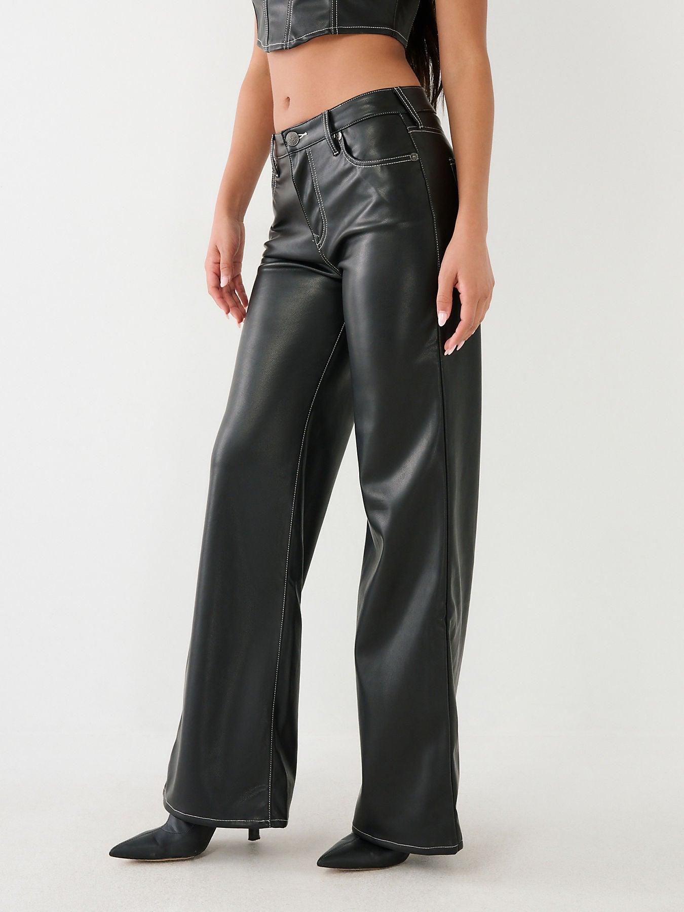 PU LEATHER LEILA HR WIDE LEG - TRUE RELIGION MEXICO
