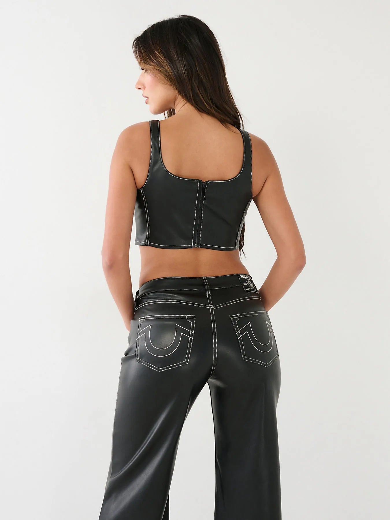 PU LEATHER CORSET