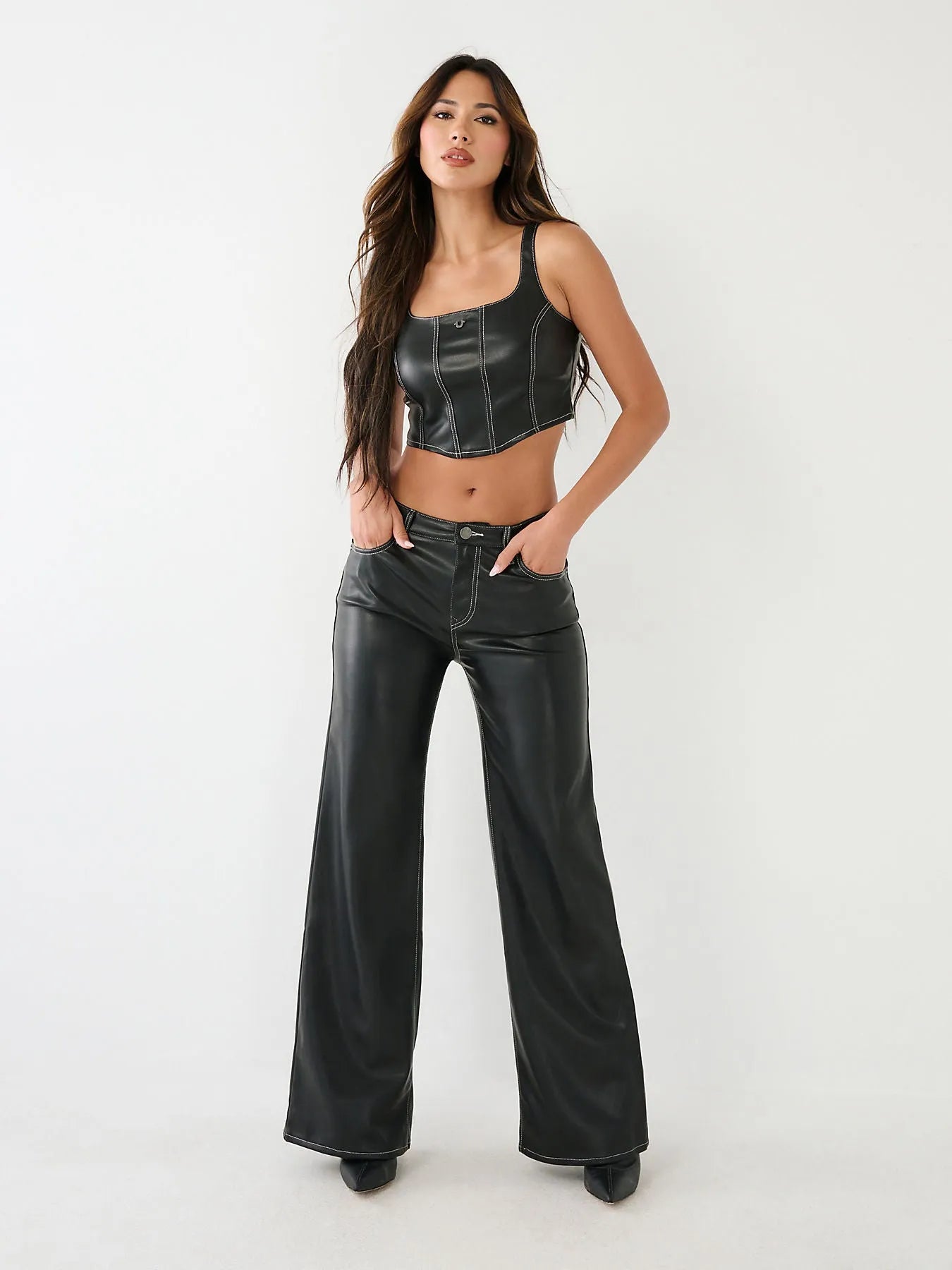 PU LEATHER CORSET