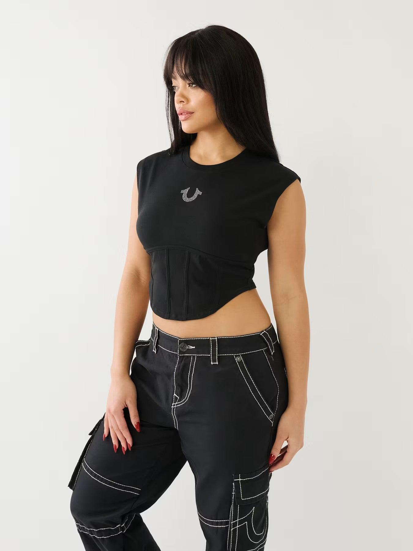 HS CORSET SS TOP - TRUE RELIGION MEXICO