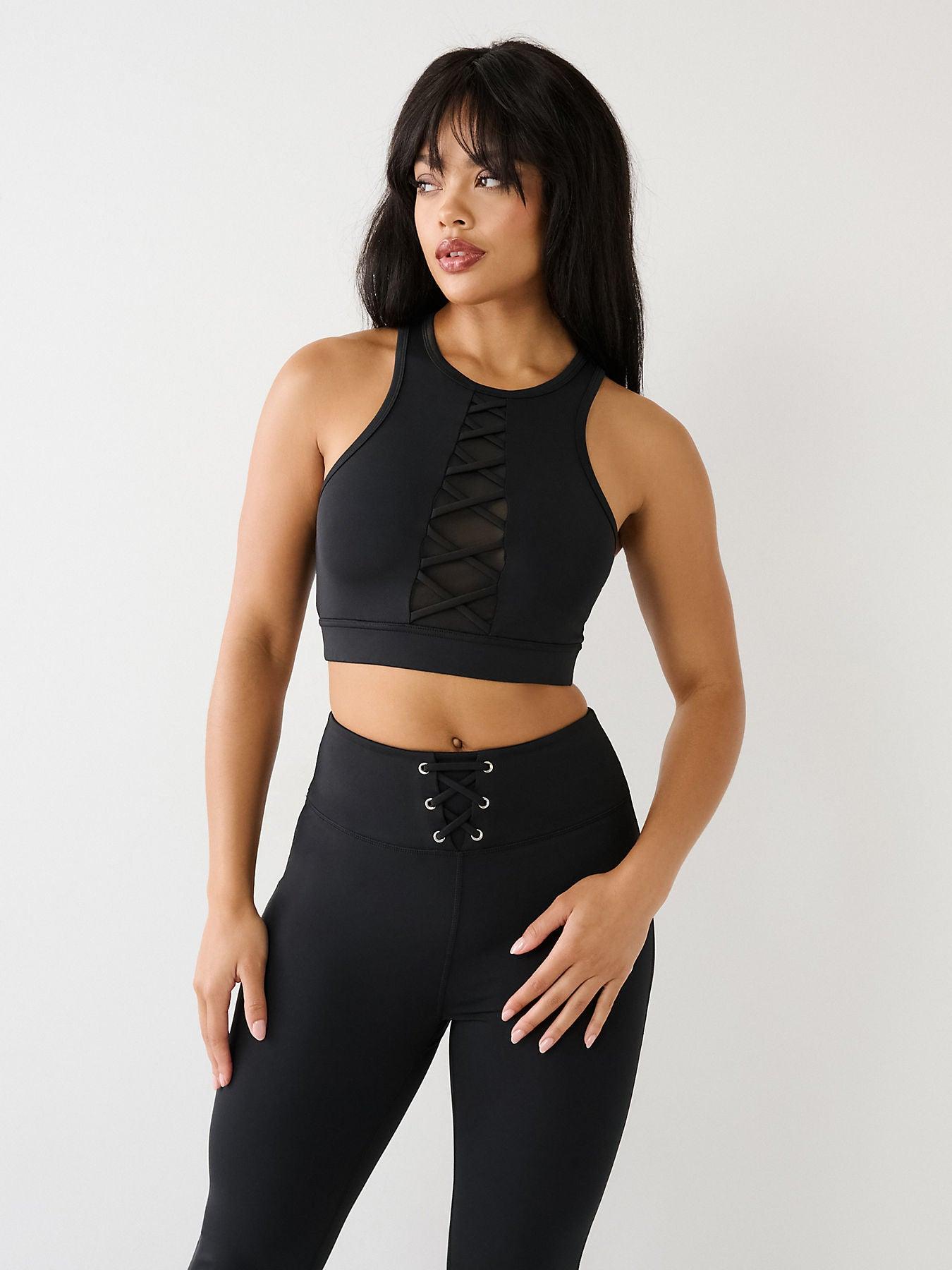 LACE UP SPORTS BRA TOP - TRUE RELIGION MEXICO