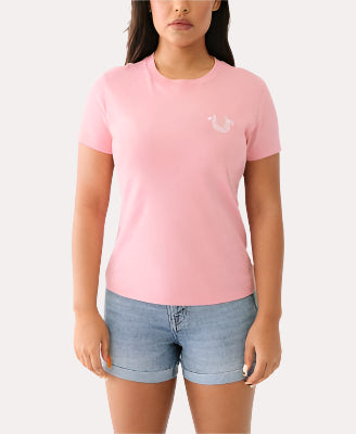 EMBROIDERED HORSESHOE CREW TEE - TRUE RELIGION MEXICO