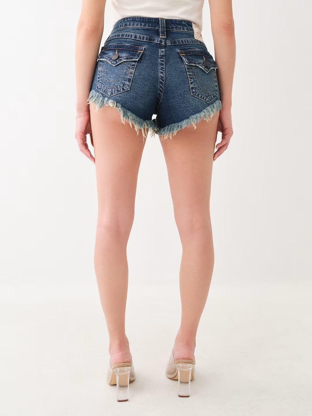 CHEEKY FRAY HEM SHORTS - TRUE RELIGION MEXICO