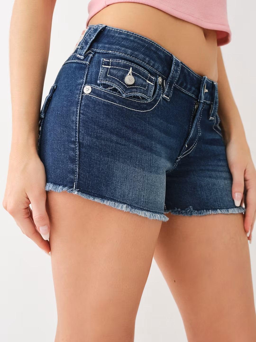 HS EMB JOEY LOW RISE CUT OFF - TRUE RELIGION MEXICO