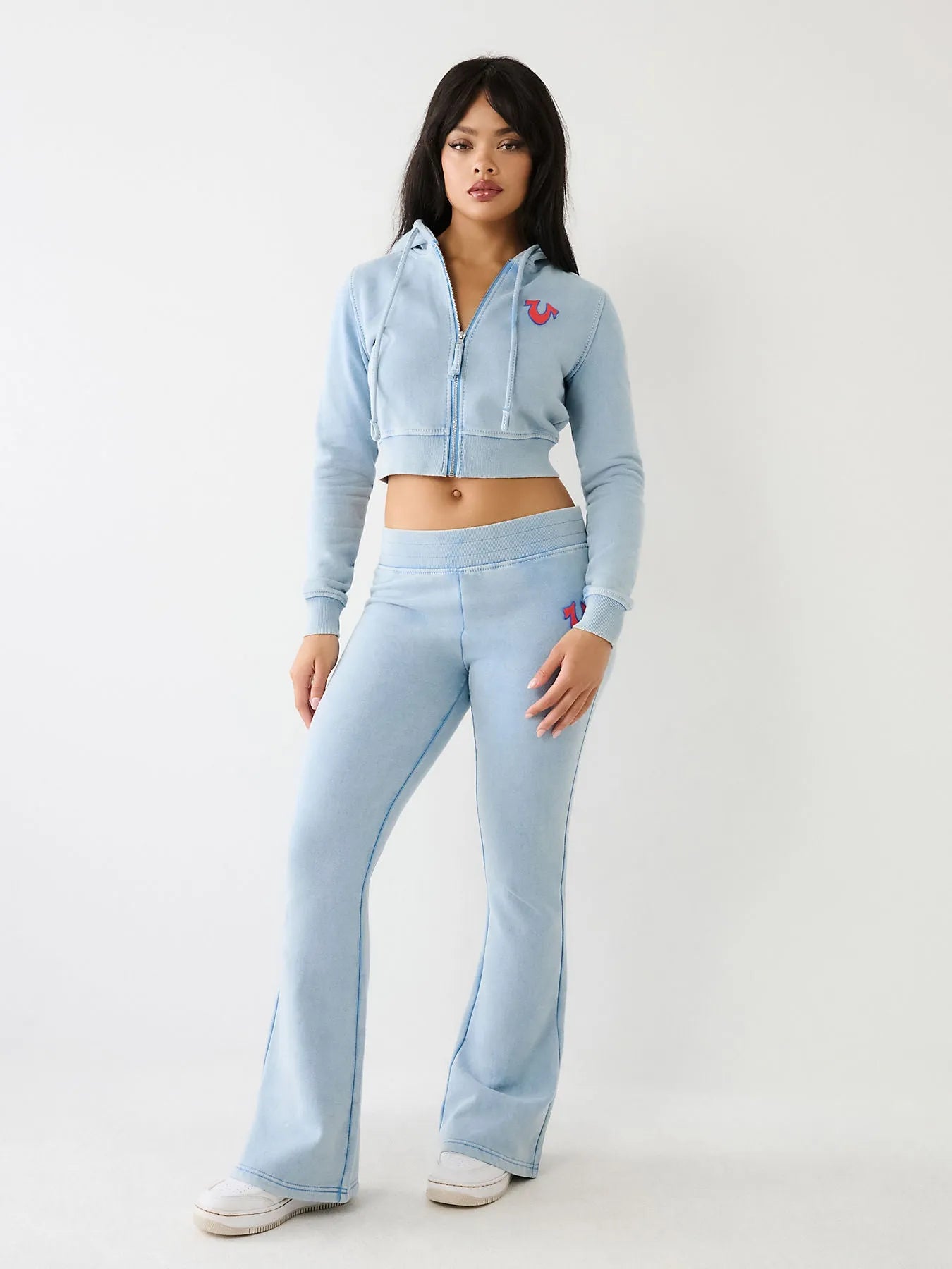 SHRUNKEN ZIP UP HOODIE BIG T