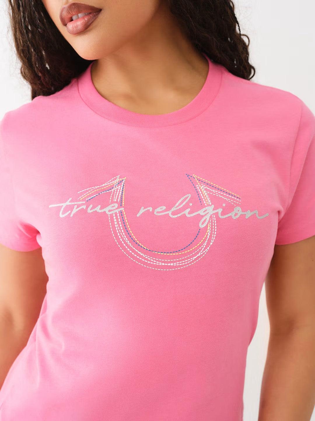 STITCH HORSESHOE SS CREW TEE - TRUE RELIGION MEXICO