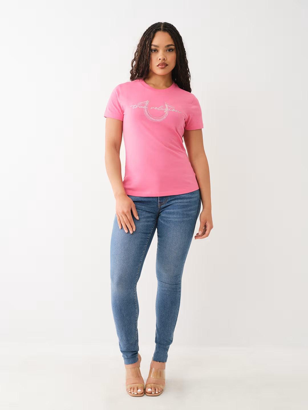 STITCH HORSESHOE SS CREW TEE - TRUE RELIGION MEXICO
