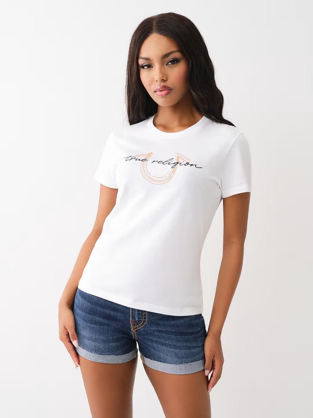 STITCH HORSESHOE SS CREW TEE - TRUE RELIGION MEXICO