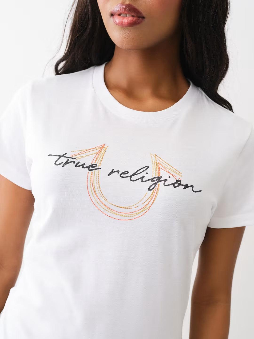 STITCH HORSESHOE SS CREW TEE - TRUE RELIGION MEXICO