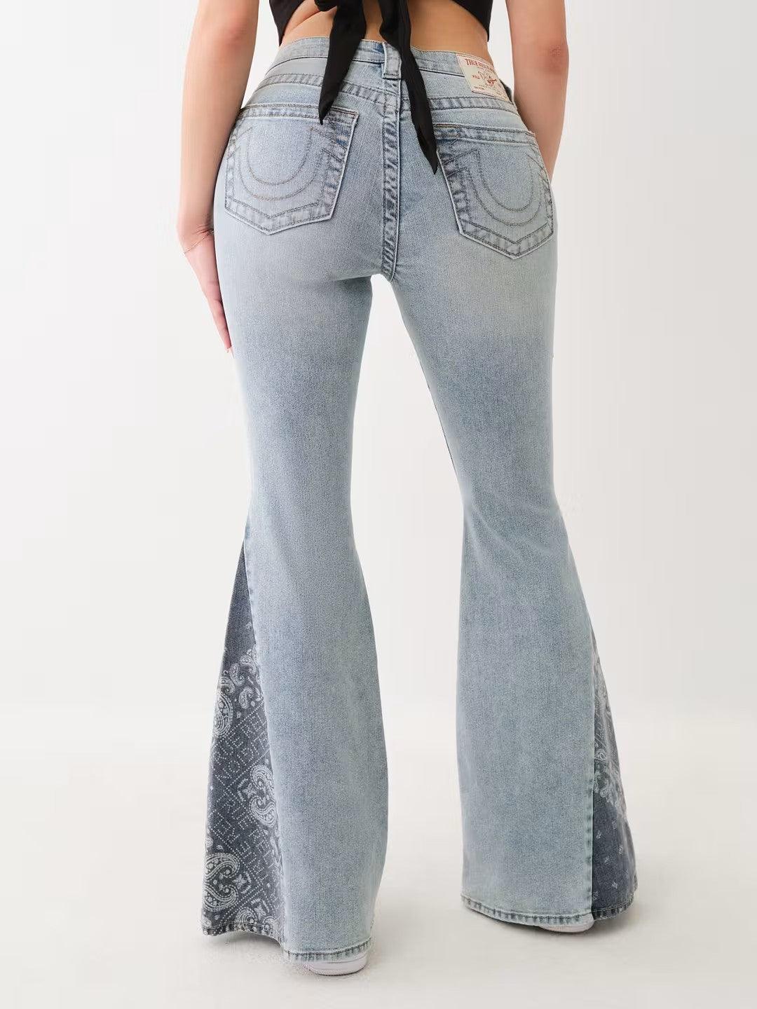 BANDANA HIGH RISE BELLBOTTOM - TRUE RELIGION MEXICO