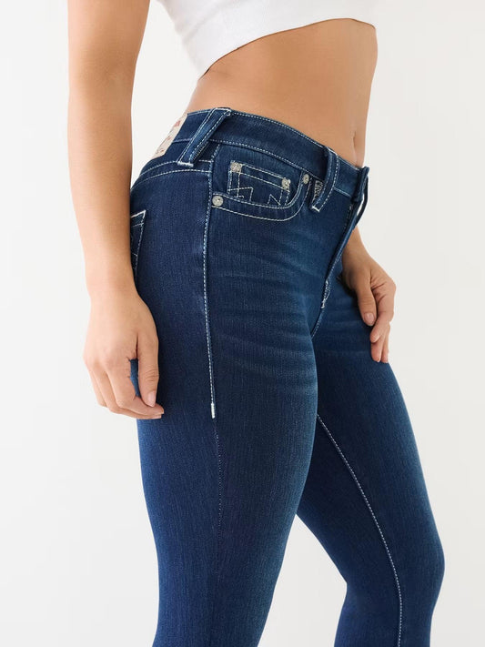 JENNIE MR SKINNY INDIGO TERRY - TRUE RELIGION MEXICO