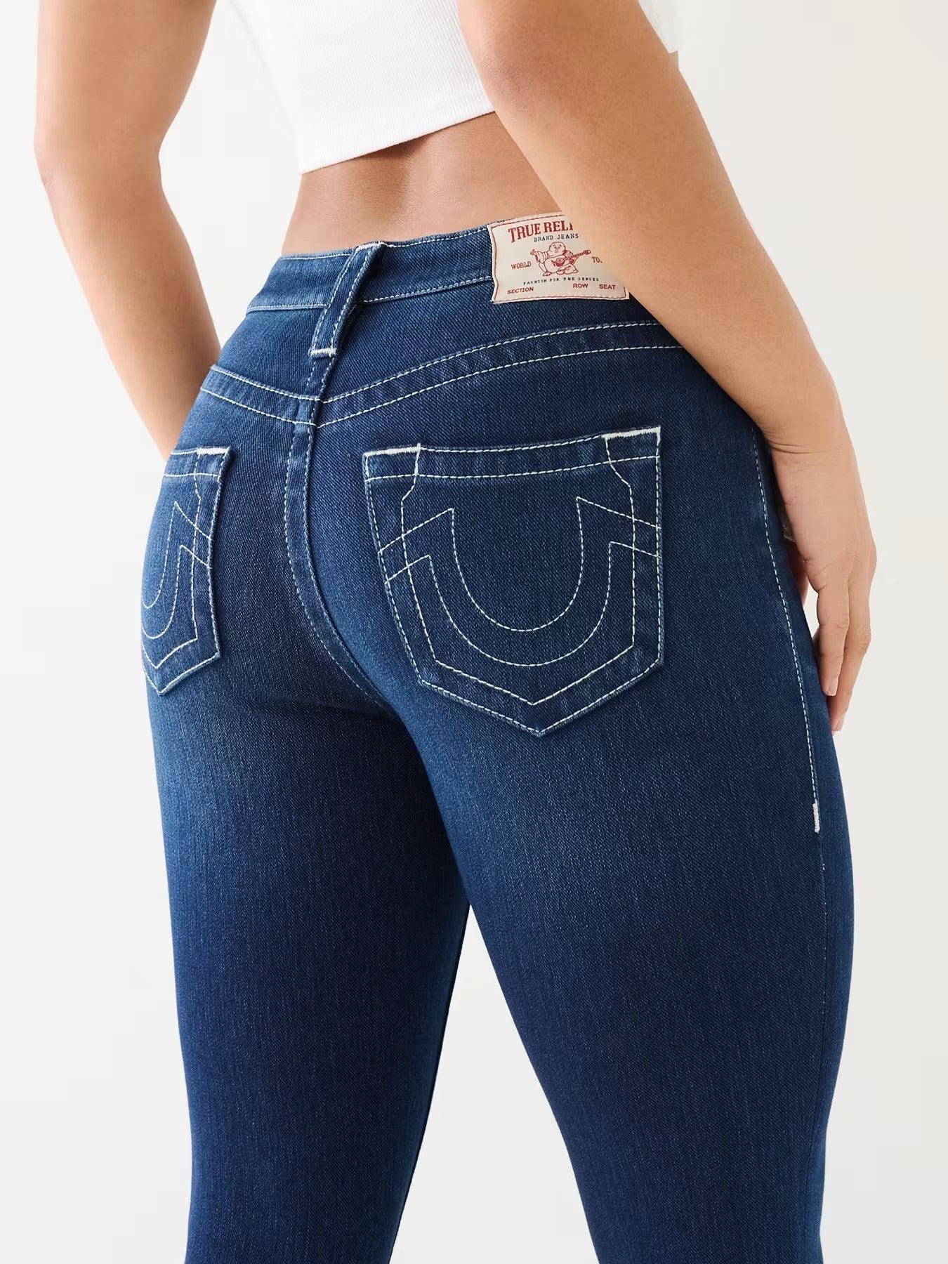 JENNIE MR SKINNY INDIGO TERRY - TRUE RELIGION MEXICO