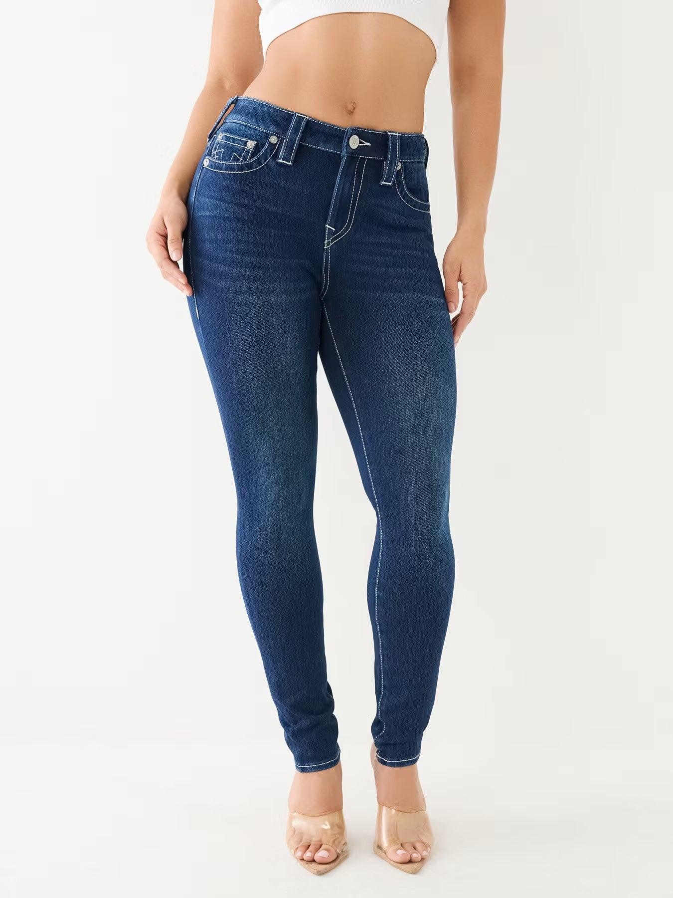 JENNIE MR SKINNY INDIGO TERRY - TRUE RELIGION MEXICO