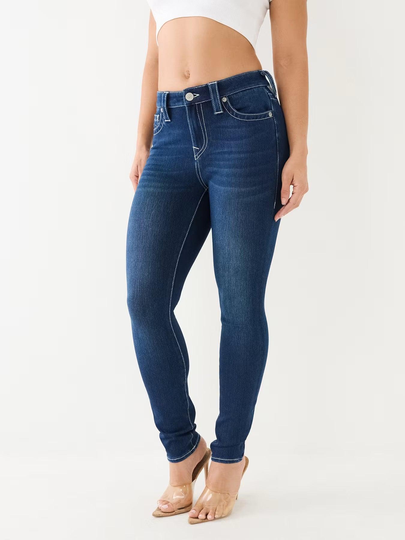 JENNIE MR SKINNY INDIGO TERRY - TRUE RELIGION MEXICO