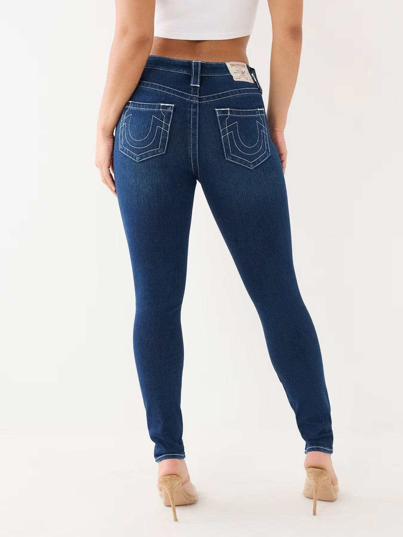 JENNIE MR SKINNY INDIGO TERRY - TRUE RELIGION MEXICO