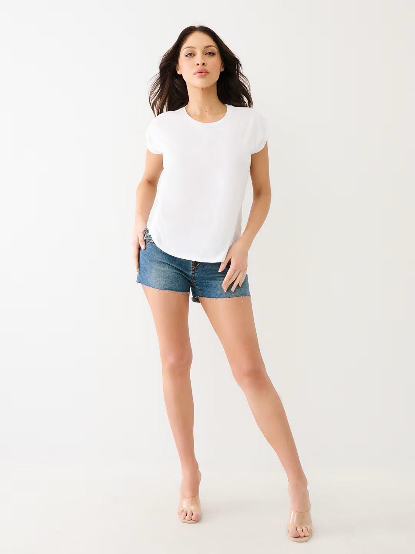 EMBROIDERY HS CUFF SLVS TEE - TRUE RELIGION MEXICO