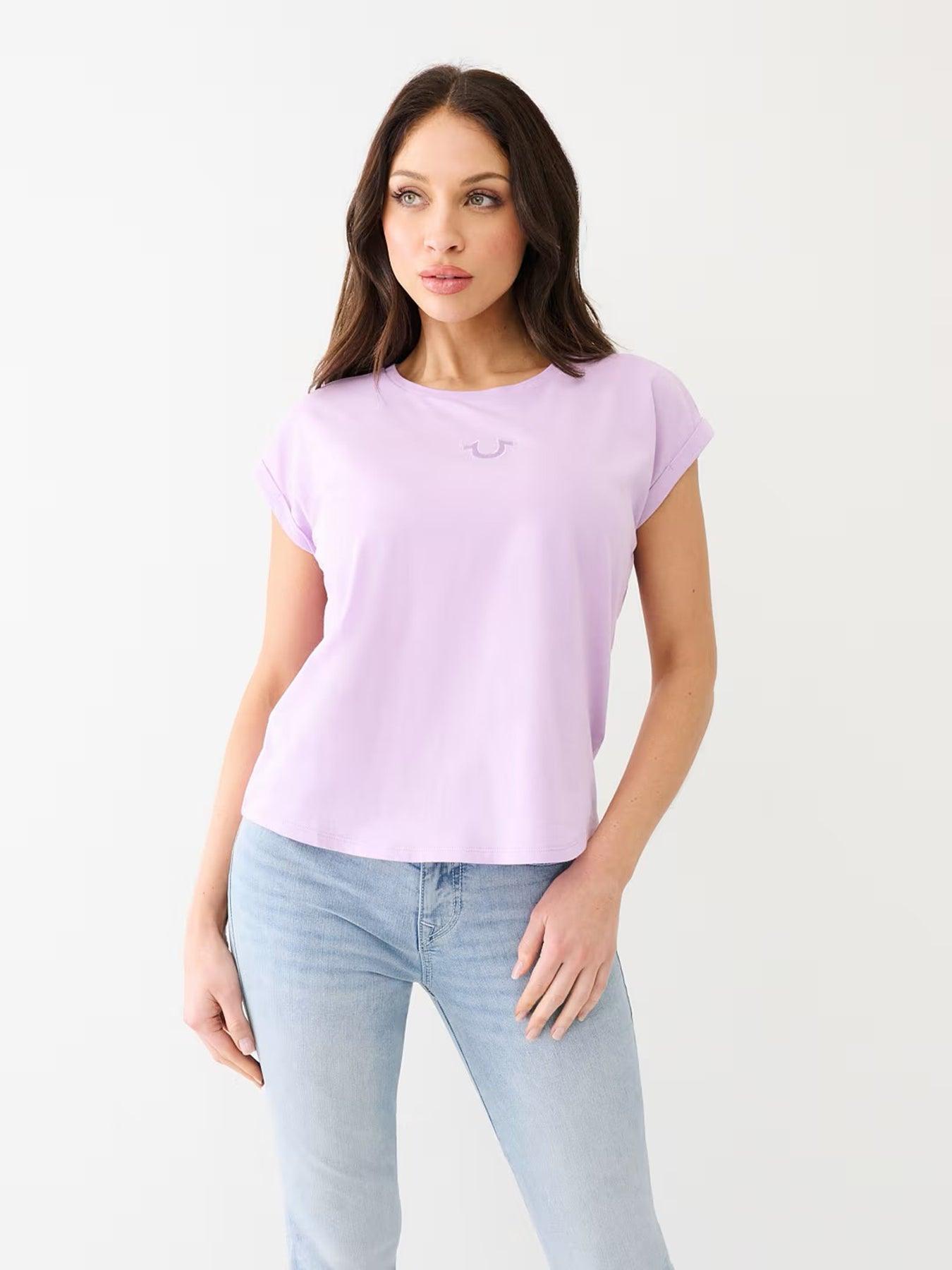 EMBROIDERY HS CUFF SLVS TEE - TRUE RELIGION MEXICO