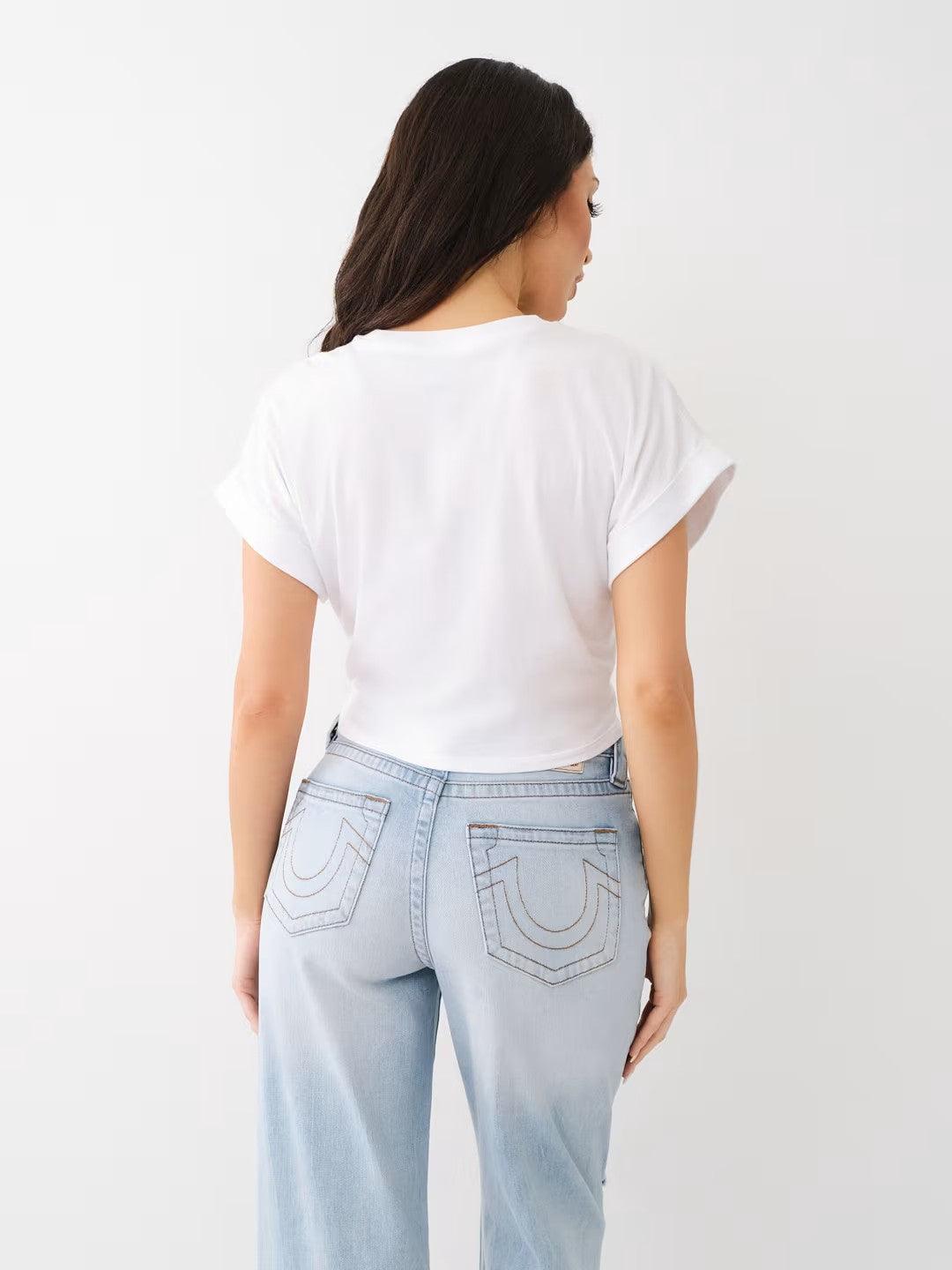 HS FRONT TIE SS TEE - TRUE RELIGION MEXICO