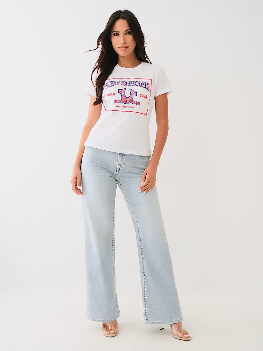 CRYSTAL RETRO HS SS CREW TEE - TRUE RELIGION MEXICO