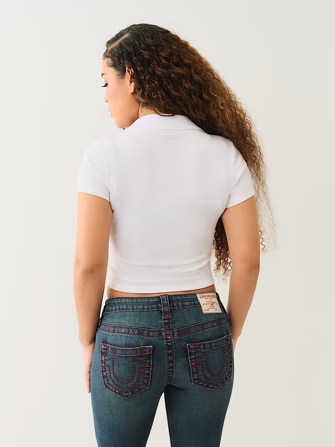 HS POLO DEEP V RIB TOP