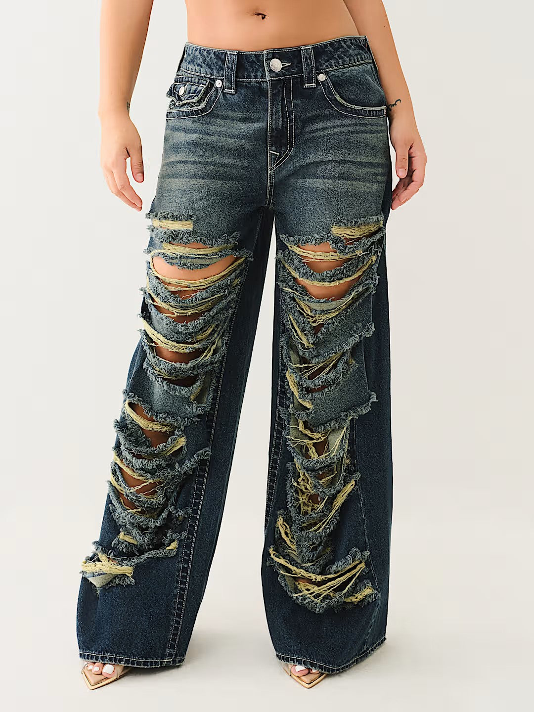 JESSIE SUPER BAGGY JEAN FLAP