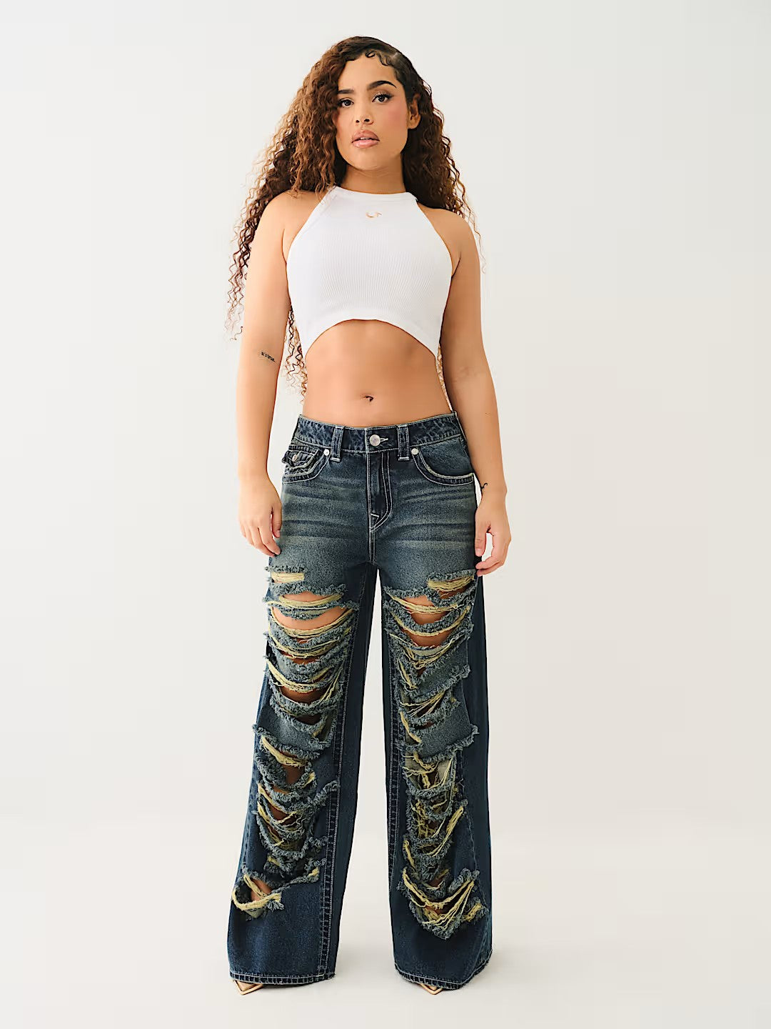 JESSIE SUPER BAGGY JEAN FLAP