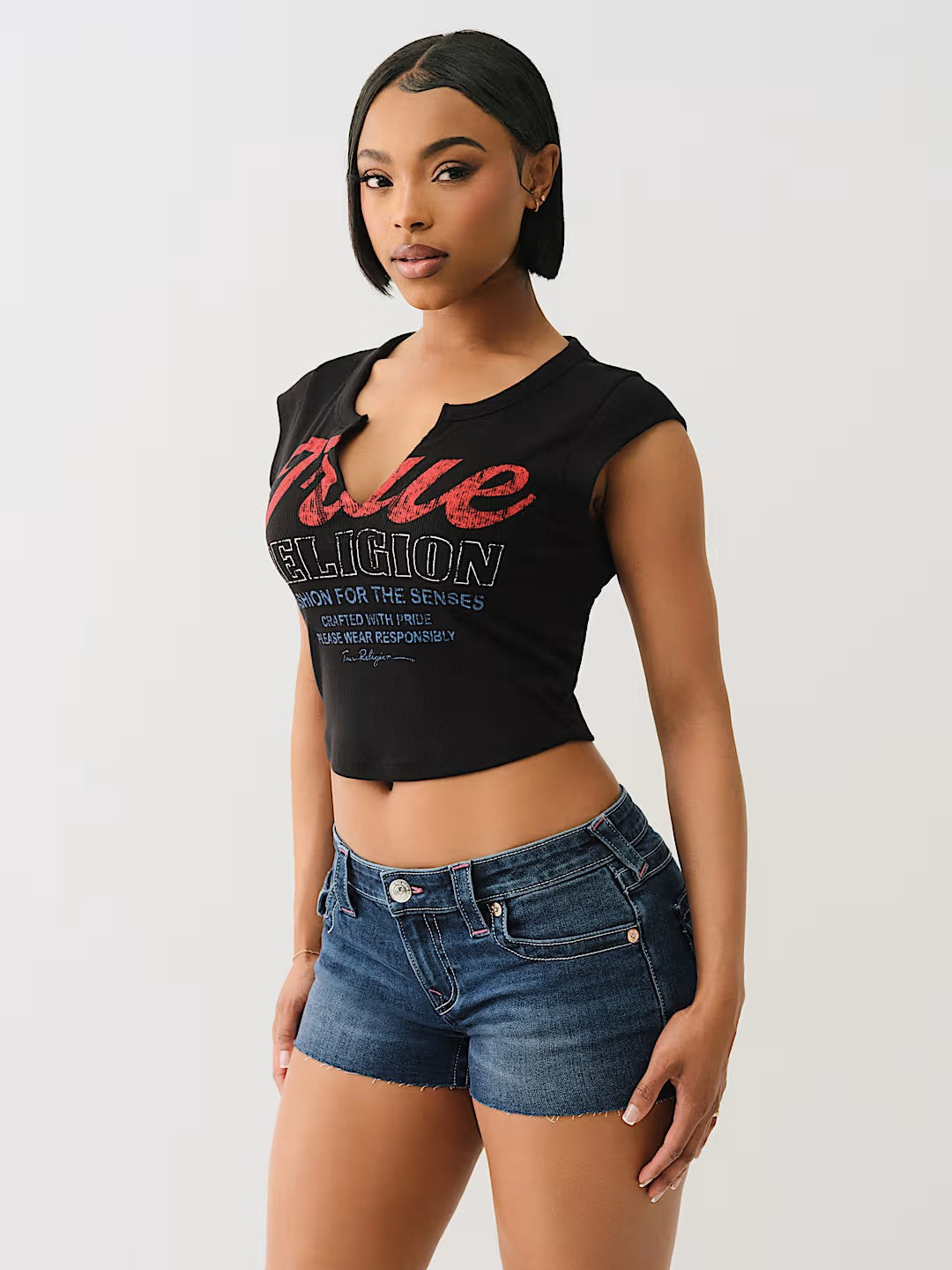 VINTAGE TR V NOTCH RIB TOP