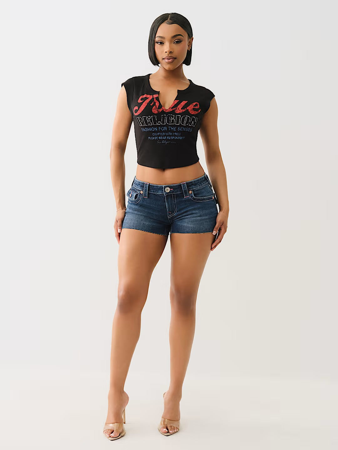 VINTAGE TR V NOTCH RIB TOP