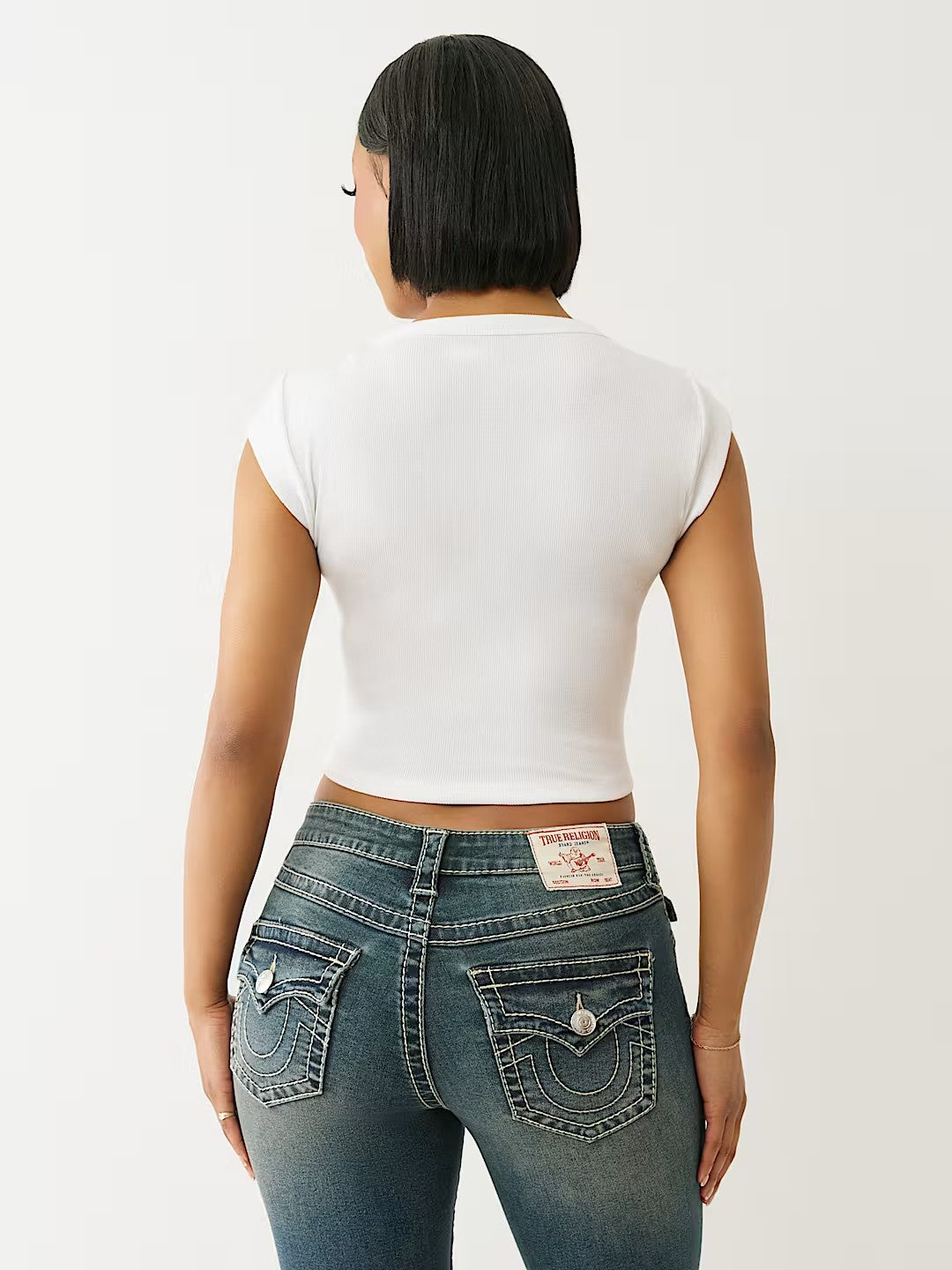 VINTAGE TR V NOTCH RIB TOP
