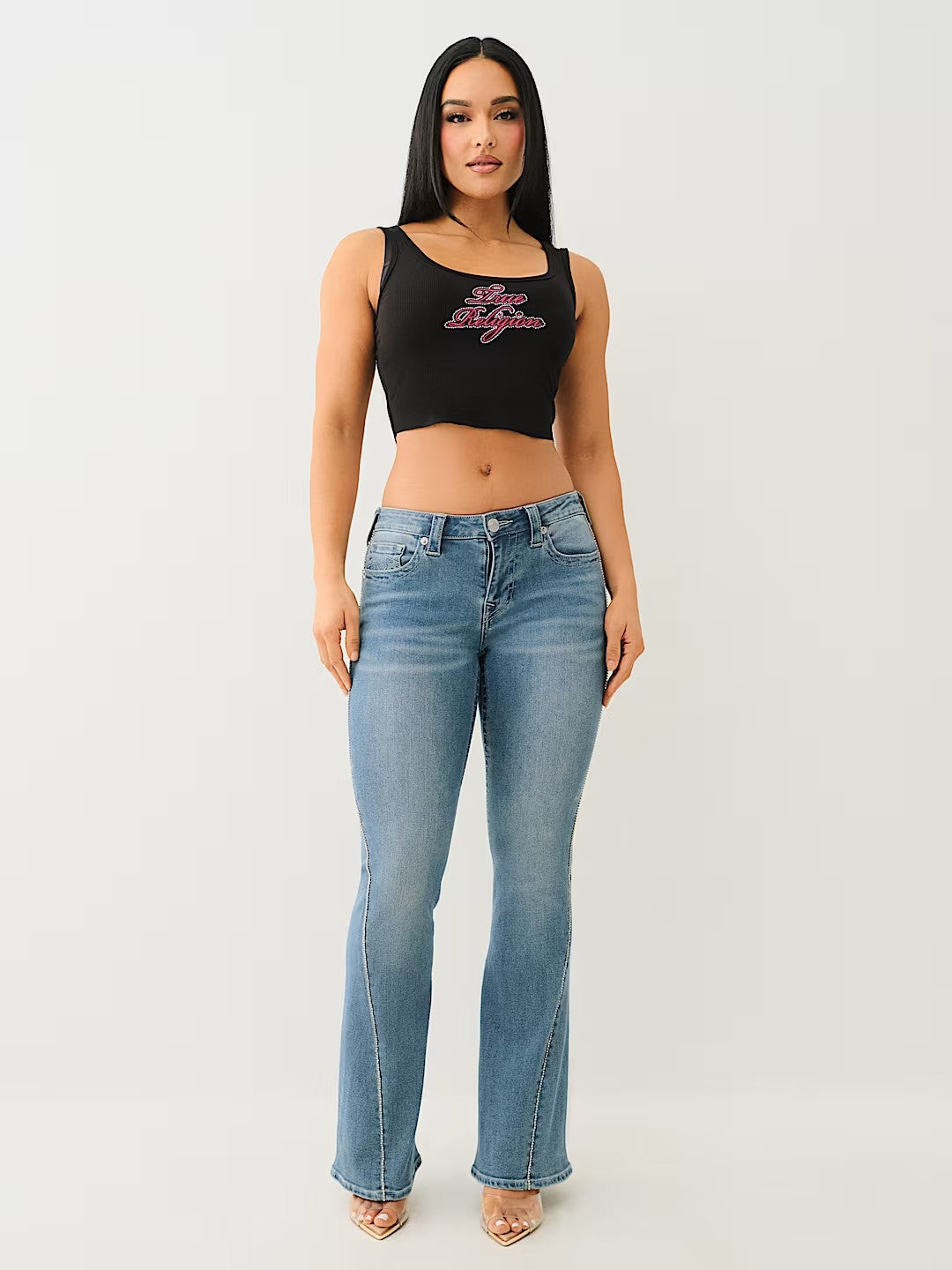 TR CRYSTAL EMB RAW HEM TANK