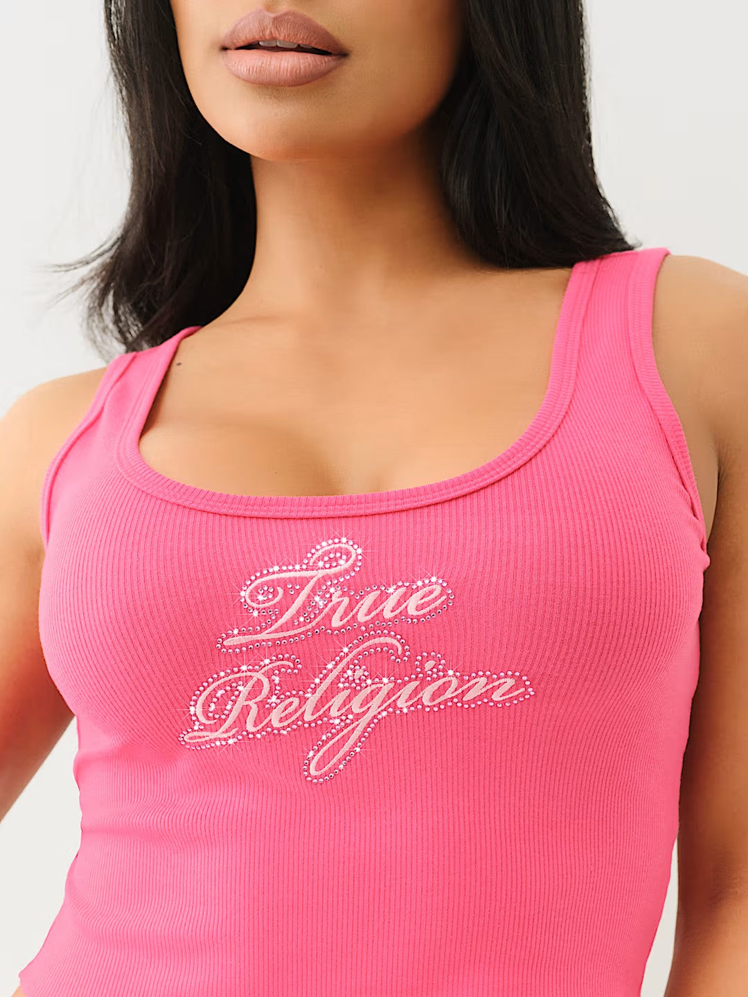 TR CRYSTAL EMB RAW HEM TANK