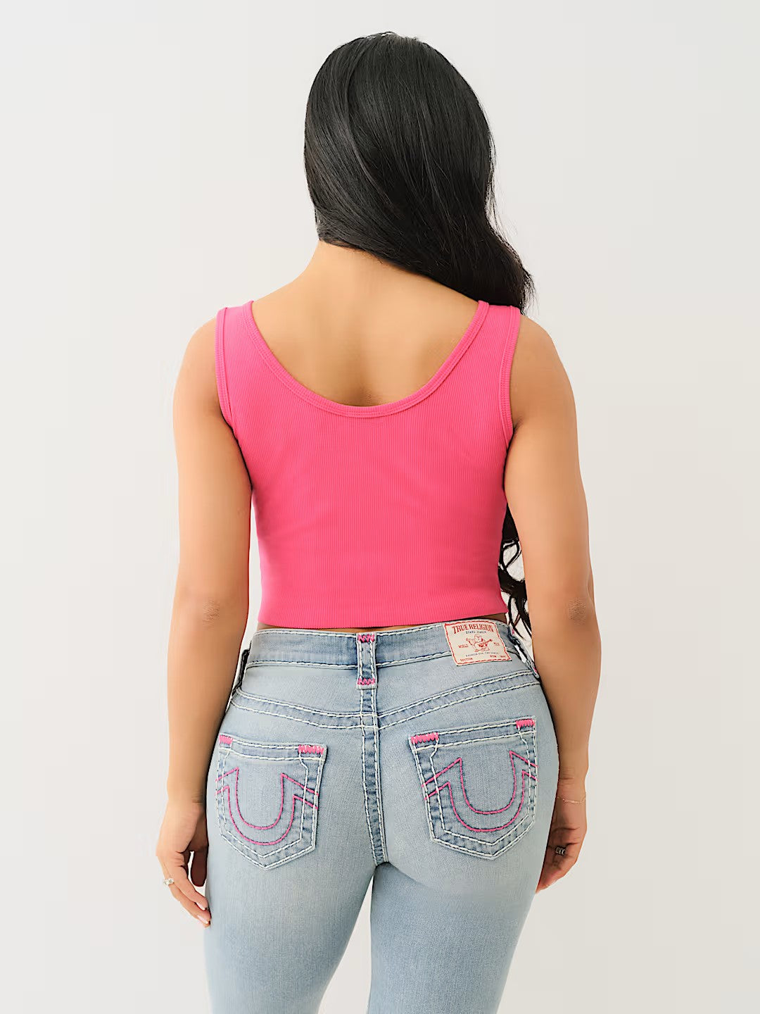 TR CRYSTAL EMB RAW HEM TANK