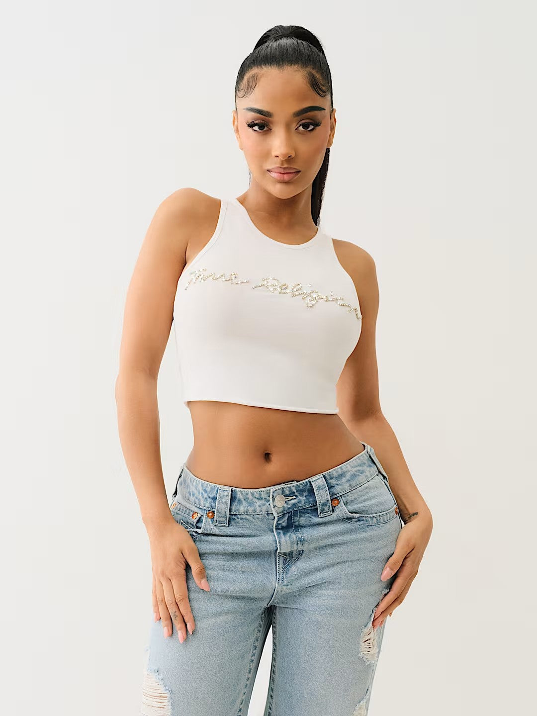 CRYSTAL TR CROP TANK