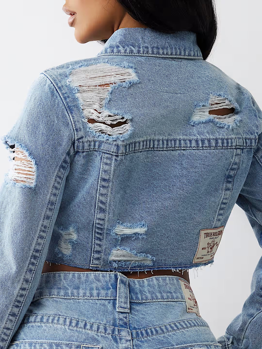 HEAVILY DESTROYED CROP JACKET