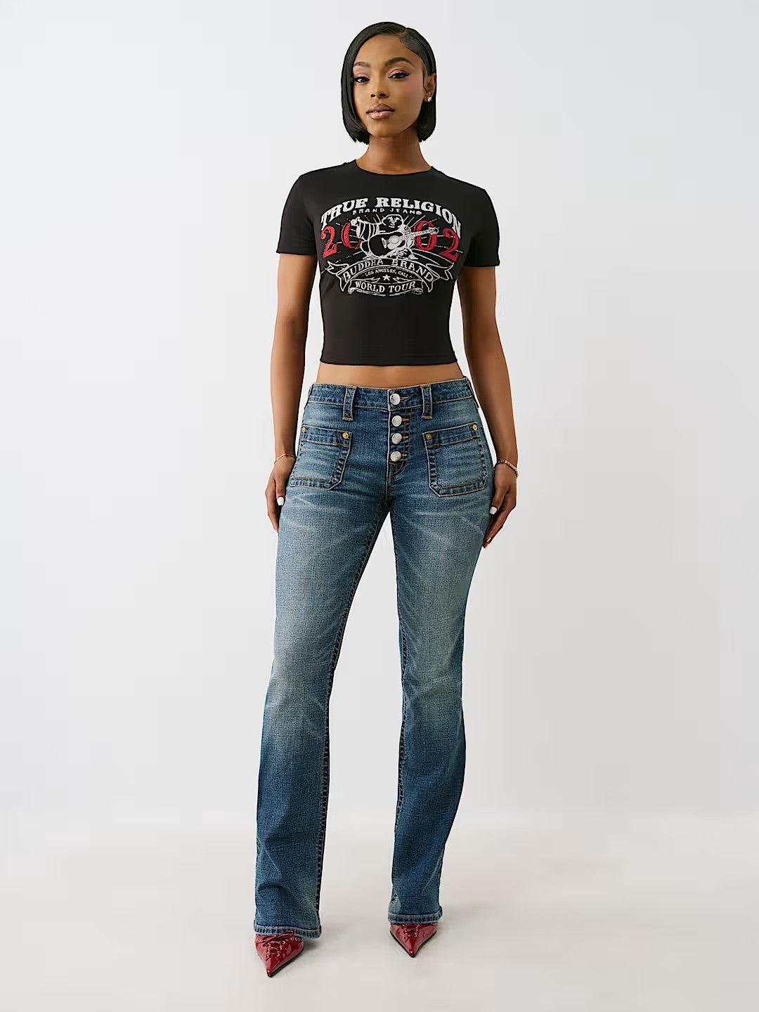 OG CRYSTAL BUDDHA BBY CREW TEE