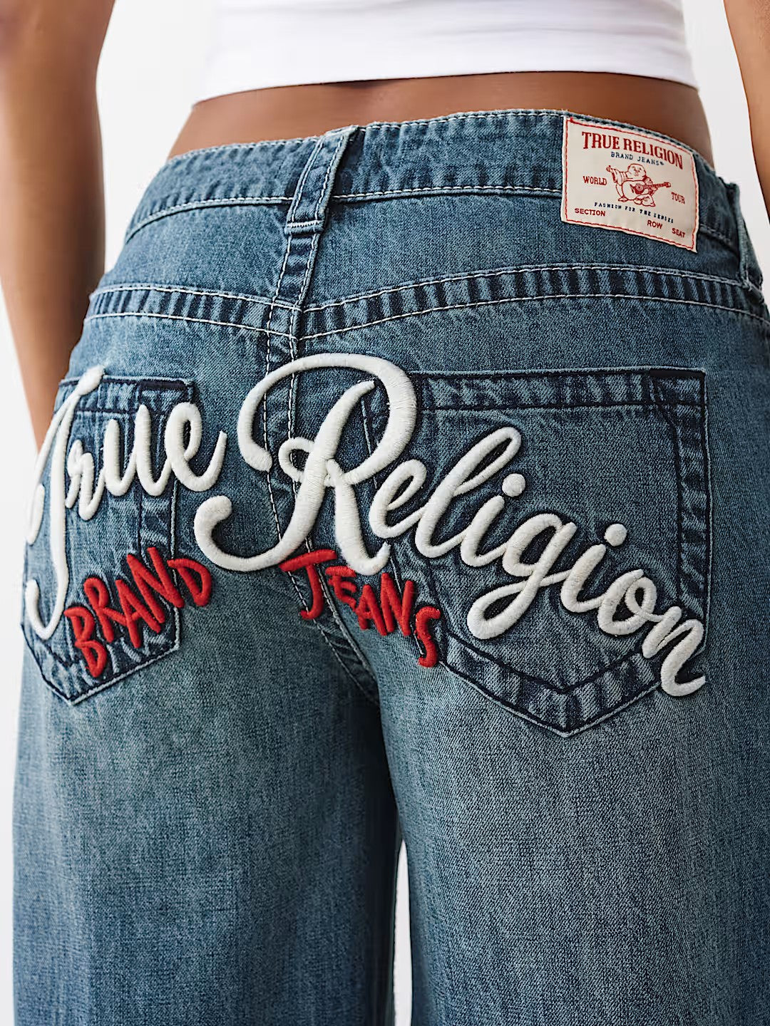 EMBROIDERY JESSIE SUPER BAGGY