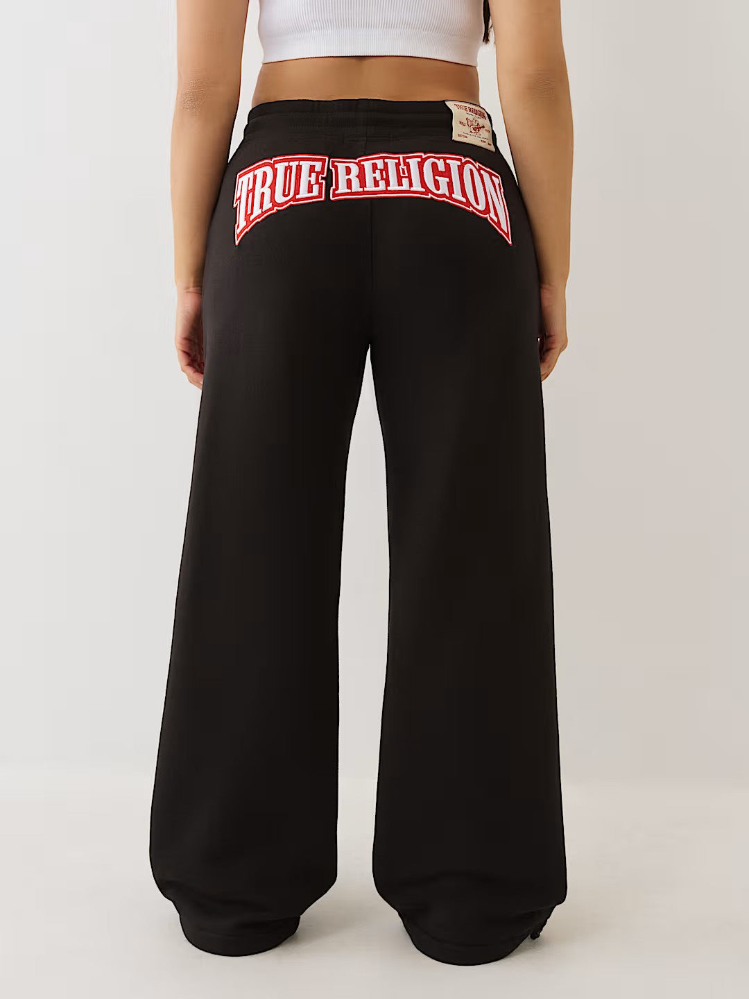 EMBROIDERED CINCHED SWEATPANTS