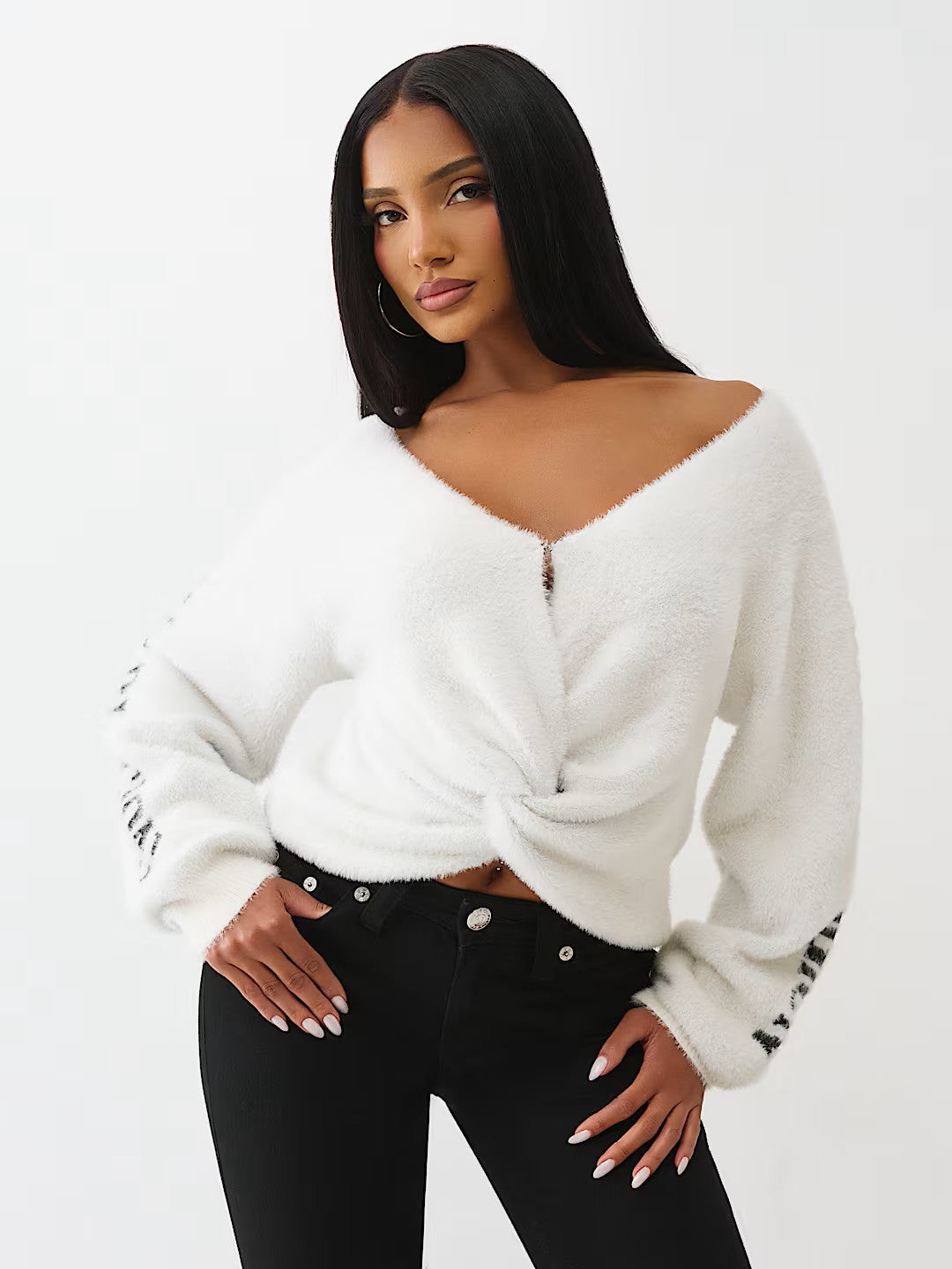 JACQUARD REVERSIBLE SWEATER