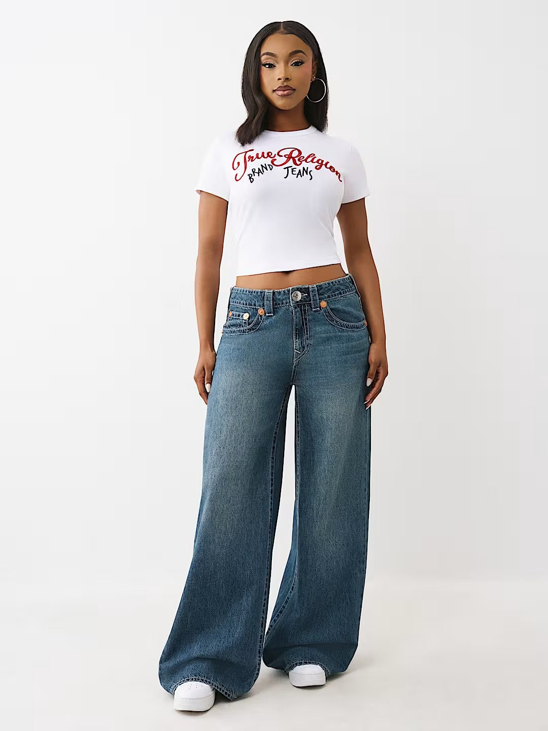 EMB BRANDED  SS BABY TEE