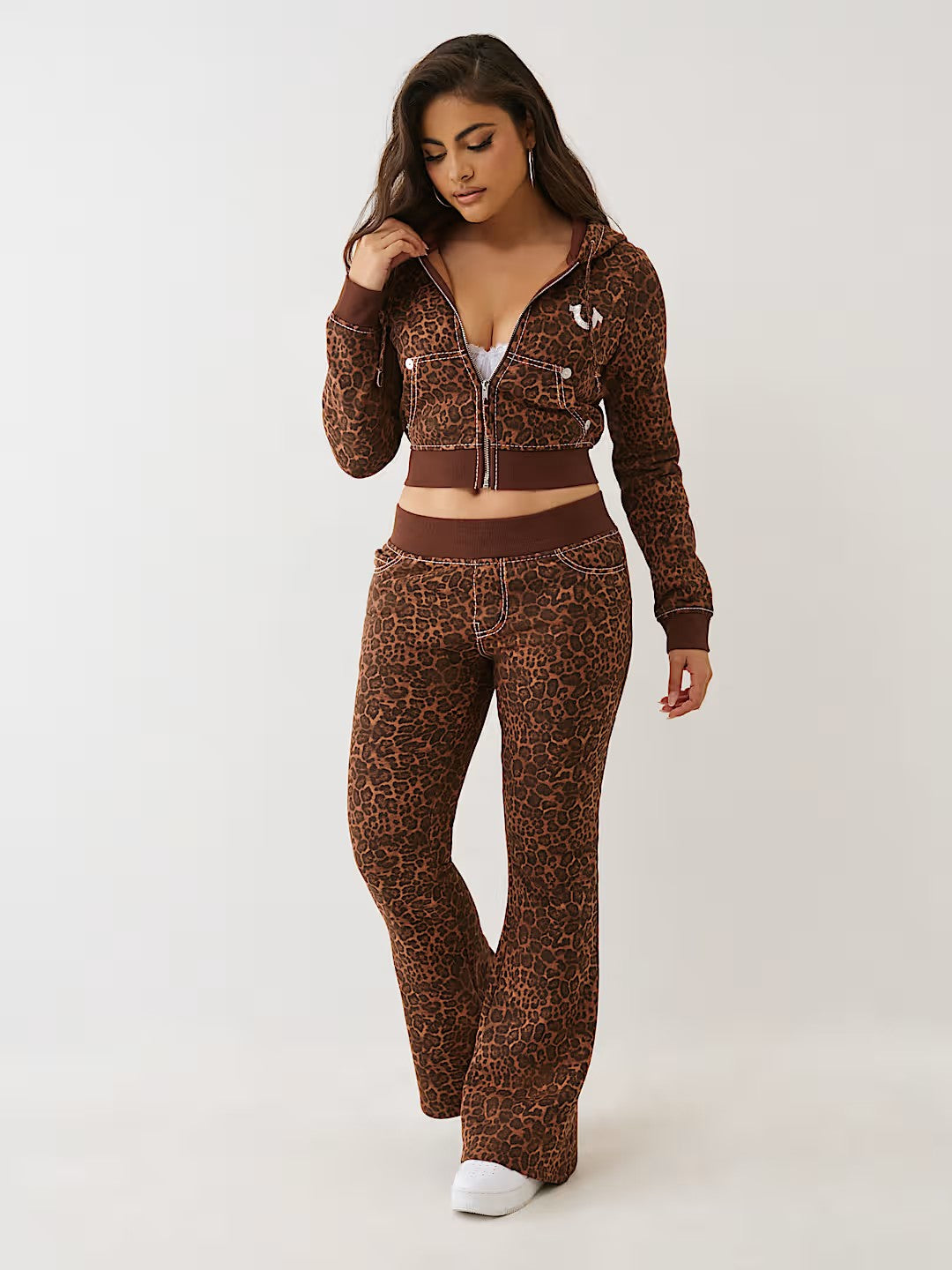 BIG T CRYTAL LEOPARD SHRUNKEN