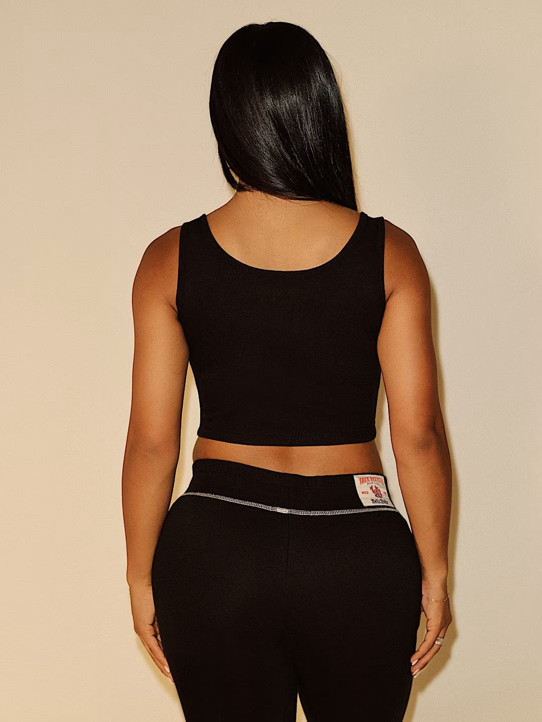 TRXBD CRYSTAL RIB CROP TANK
