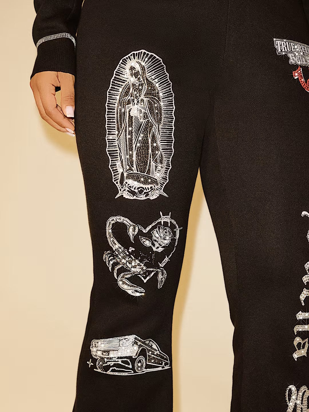 TRXBD CRYSTAL MR BOOTCUT PANTS