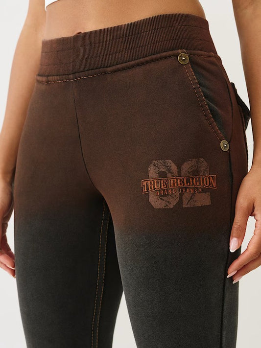 WASHED BIG T BOOTCUT SWEATPANT