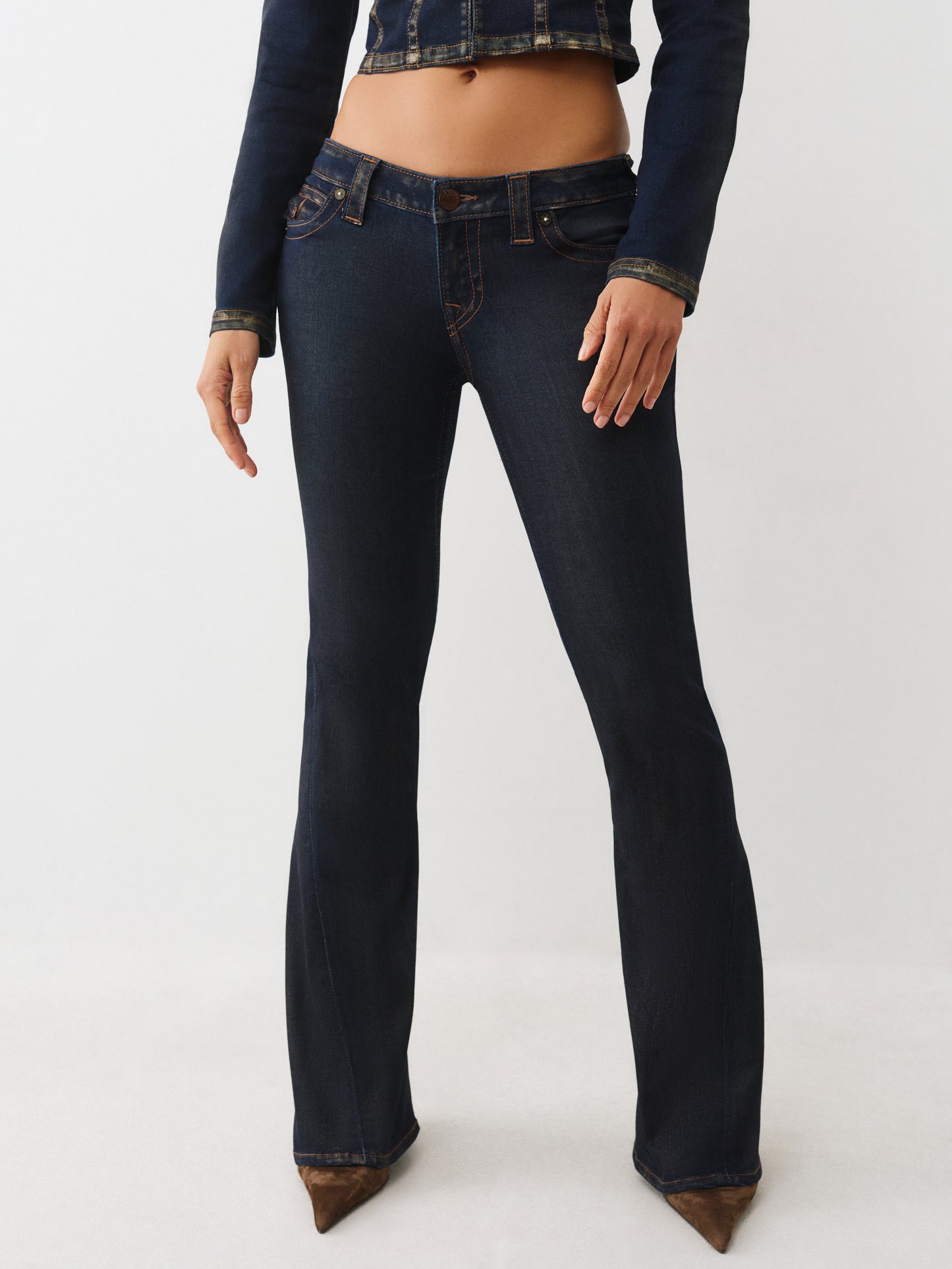 FOIL JOEY LOW RISE FLARE FLAP
