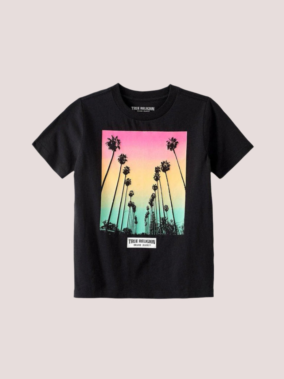 SUNSET PALM CREW NECK TEE - niños - TRUE RELIGION MEXICO