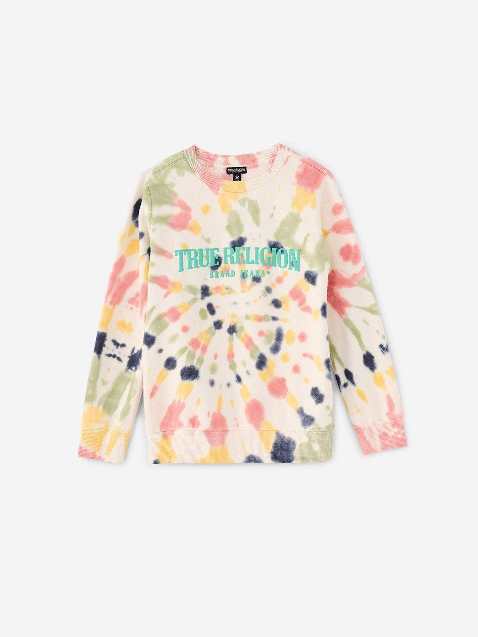 LOGO TIE DYE SWEATSHIRT - TRUE RELIGION MEXICO