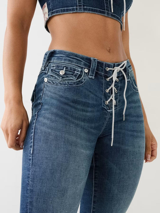CRYSTAL LACE UP BILLIE MR FLAP