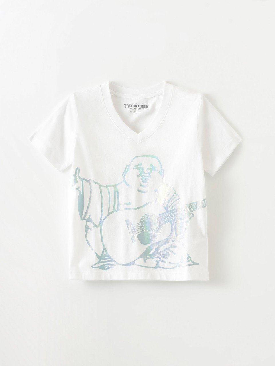 BUDDHA IRIDESCENT FOIL V NECK - niña - TRUE RELIGION MEXICO