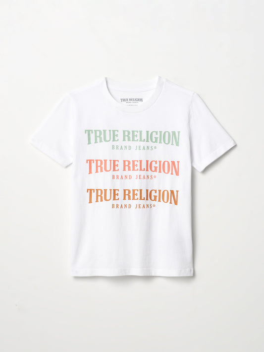 TRI LOGO OVERSIZED TEE para niñas