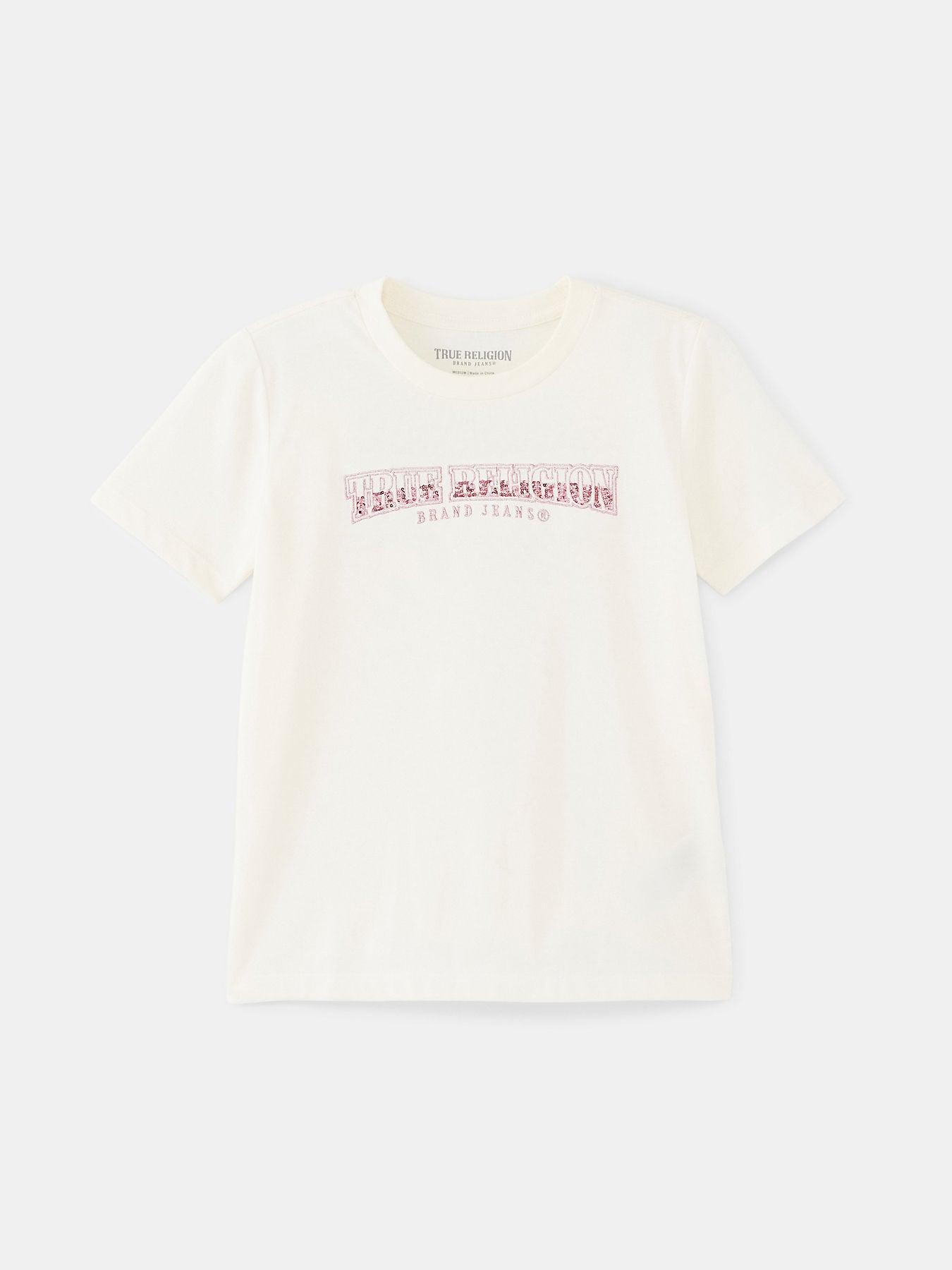METALLIC EMB ARCHED LOGO TEE para niñas - TRUE RELIGION MEXICO